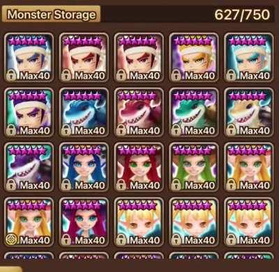 TLDR: don’t play the game as I have. Sooo I’m probably crazy but I’ve 6*d a copy of all nat 2s and nat 3s, all elemental nat 4, all ld4s that’s I’ve summoned, and all nat 5s.