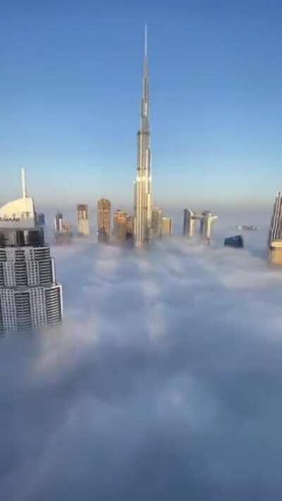 The view from this apartment in Dubai