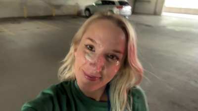 That moment during your cumwalk when a car door slams and you forget how to act normal