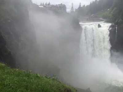 Snoqualmie Falls, Washington. A.K.A. The Great Northern Hotel from Twin Peaks.