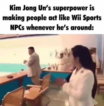 Kim Jong Un is a Wii player