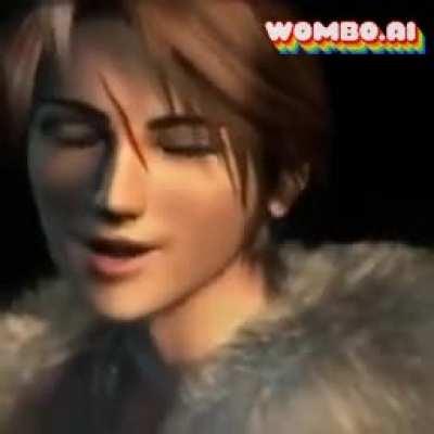 Squall when Rinoa is in a coma.