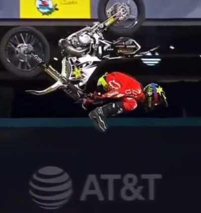 Motocross stunts like this are always amazing to watch.