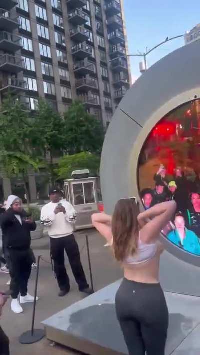 Dublin-New York livestream portal temporarily shuts down after Only Fans girl flashes her breasts