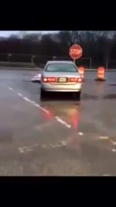 WCGW falling asleep at a stop sign