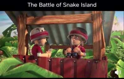 The battle of snake island