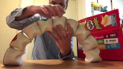 Building A Pringles Bridge