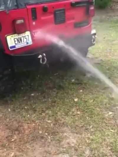 To get a drink