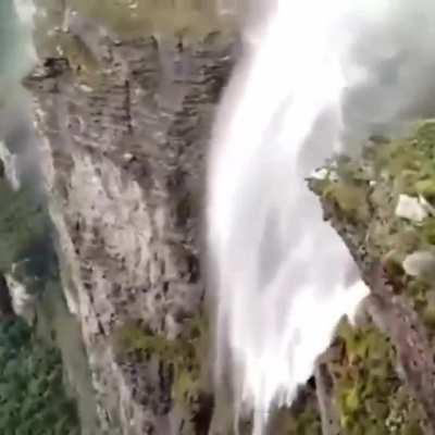 Waipugia Falls - (upside- Down) Waterfall, Oahu Island, Hawaii.