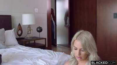 Might be the sexiest Blacked scene yet...Jordan Maxx blows off her husband and has a fling