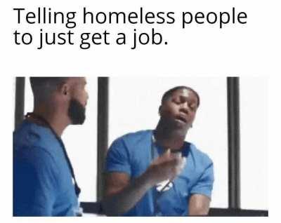 Just get a job.