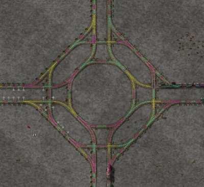 Would you like a roundabout? What about 2? And some rail signals?