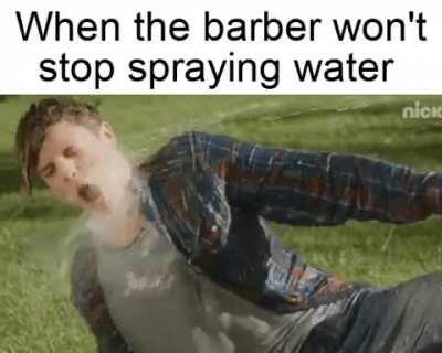 Stop it step-barber, I’m already wet