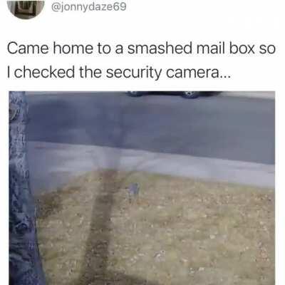 He used the mail to destroy the mail