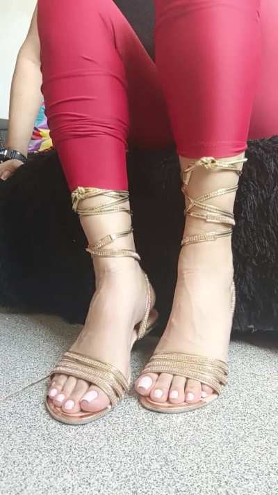 Tell me what do you think of my sandals? 