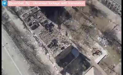 The destruction of Mariupol. Footage from drone. March 30