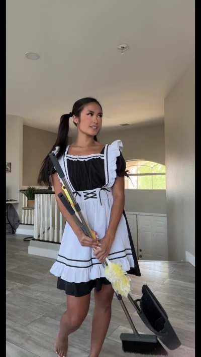 So naughty french maid