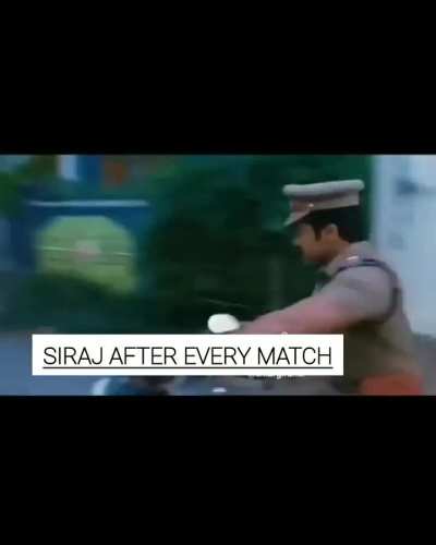 Siraj After every match 