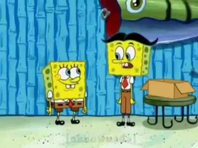 Spongebob scene dubbed over with Naruto Shippuden pilot episode