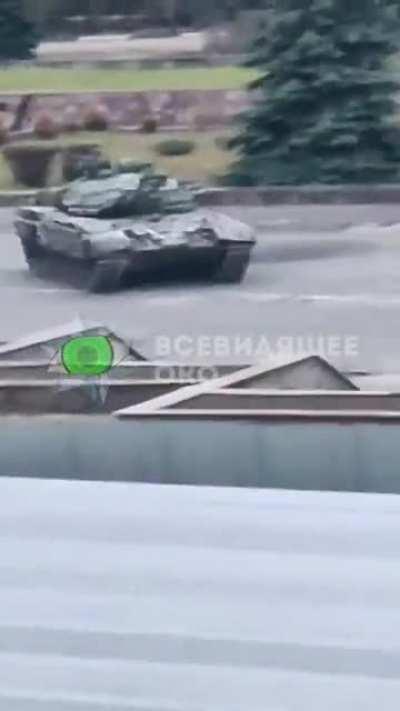 Russian tanks and APC’s at Chernobyl plant