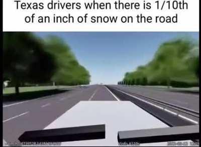 Texas when snow