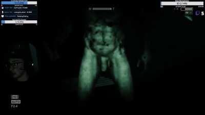 Getting a little distracted while playing Outlast...