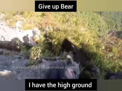 Proof that having the high ground helps IRL