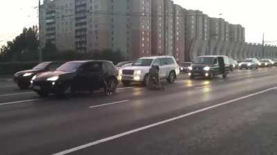 In Russia, the car rages YOU