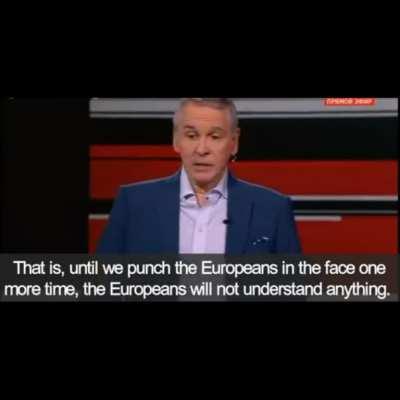 Russian television: This time we will not leave Europe behind. And we will not treat them as brotherss