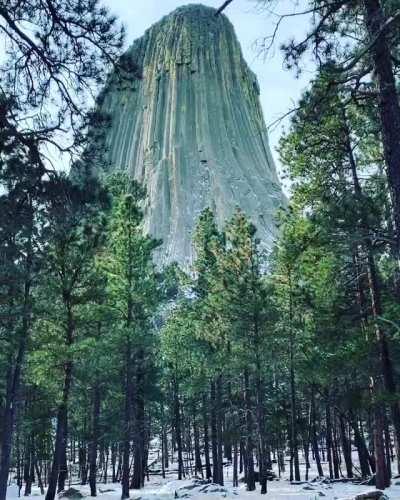 Devils Tower, the first National Monument in the United States