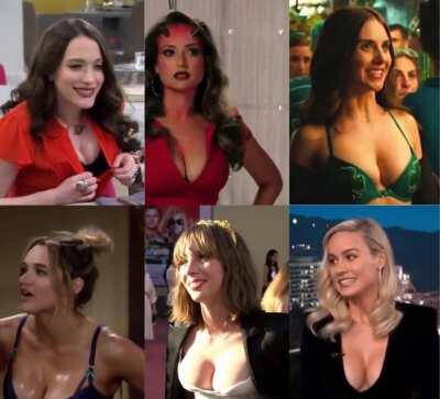 Mighty Tits Six: Kat Dennings, Milana Vayntrub, Alison Brie, Hunter King, Maya Hawke and Brie Larson