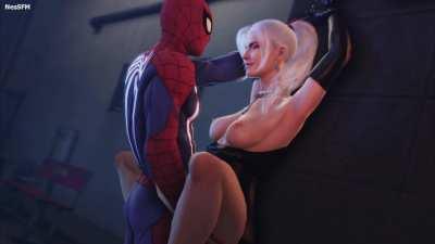 Spiderman x blackcat (ness) [marvel]