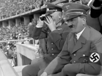 Adolf Hitler showing symptoms of amphetamine use.