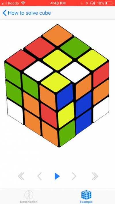 But what if my Rubik’s cube can’t do this?