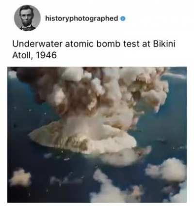 Underwater Atomic Bomb test, 1946