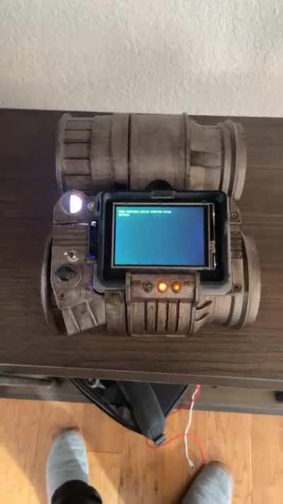 Pipboy-3000 raspberry pi.