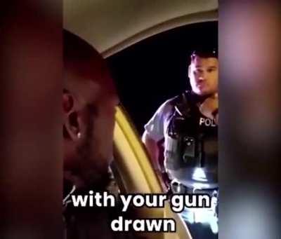 Cop stays silent while getting his ass handed to him by a black man