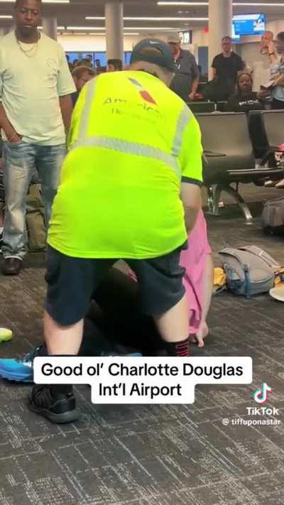 Airports always seem to bring out the worst behavior on people 