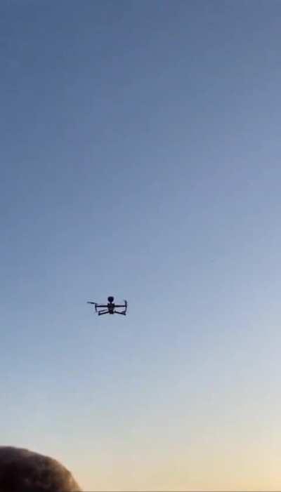 Israeli drone warning Hebron residents that if they resist they will be killed