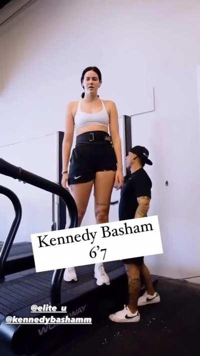 Damn she's tall