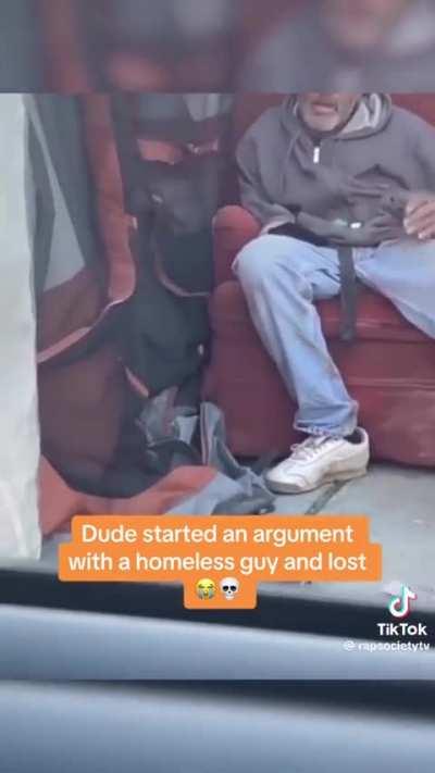 Talking to a homeless guy 