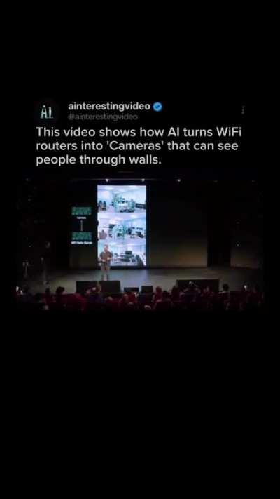 AI-powered wifi router that sees through walls..