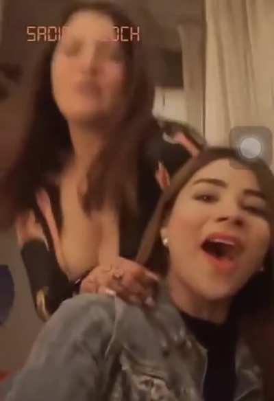 Busty paki Zarish swing her big tits on Sadia Baloch