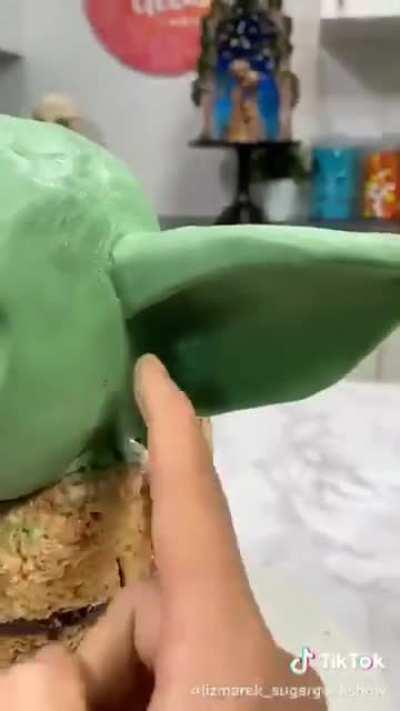 Baby Yoda Would Love His Own Edible Statue