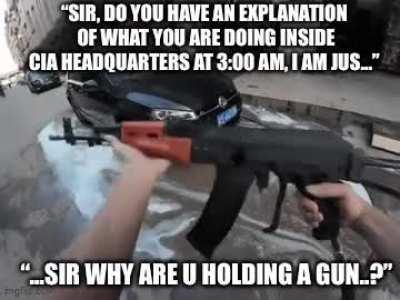 oh gun? nah, that IS an explanation