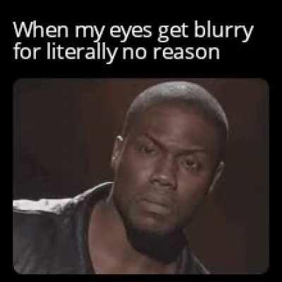 I can't see