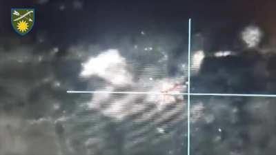 Video: night strikes against RU trench lines using light and heavy lift drones, posted by UA 66th Mechanized Brigade (RUBpAK 66 OMBr) on Jan 8th. Original audio