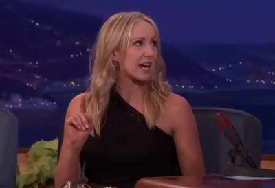 Nikki Glaser’s impression of Jennifer Aniston