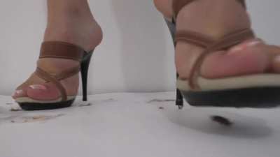 Woman crush bugs