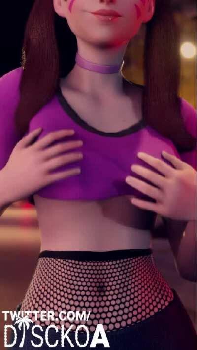 D.Va Titty Drop, (DisckoA) [Overwatch]